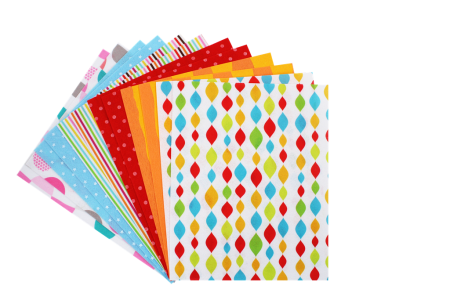 Art&Craft - Fetru imprimat colorat - 12 modele, 24 x 30 cm - Reverie