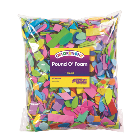 Art&Craft - Forme geometrice din spumă – 450 de grame