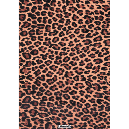 Birotica si rechizite - Hârtie decopatch -Animal print -Leopard