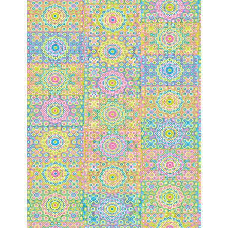 Hartie si carton - Hârtie decopatch- Mandala