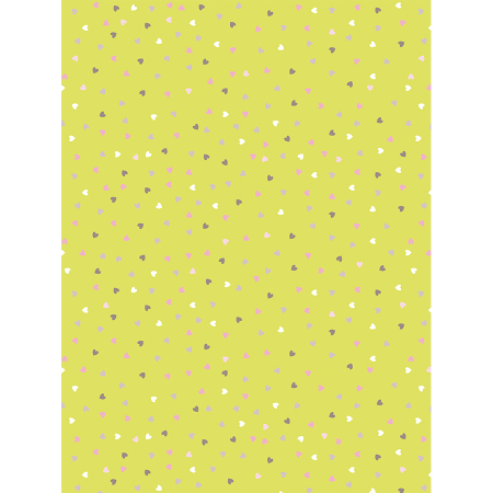 Birotica si rechizite - Hârtie decopatch- Verde cu inimioare