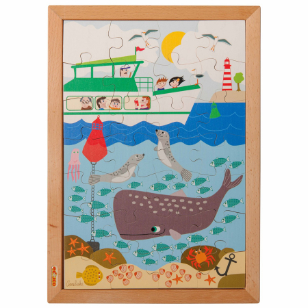Puzzle-uri cu animale - În mare - Puzzle