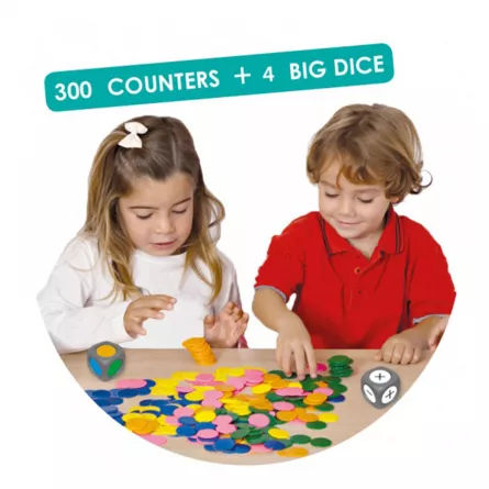 Jocuri matematice - Învață să numeri și să sortezi culorile