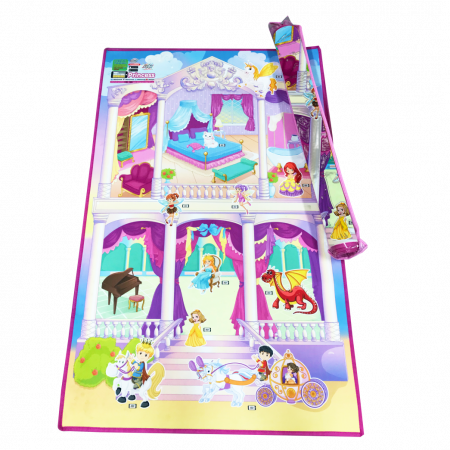 Joc cu realitate augmentata - Covoras de joaca. Casa printesei (150 x 100 cm) [1]