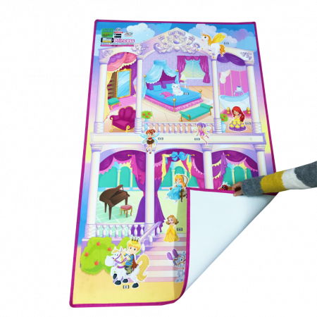 Joc cu realitate augmentata - Covoras de joaca. Casa printesei (150 x 100 cm) [2]