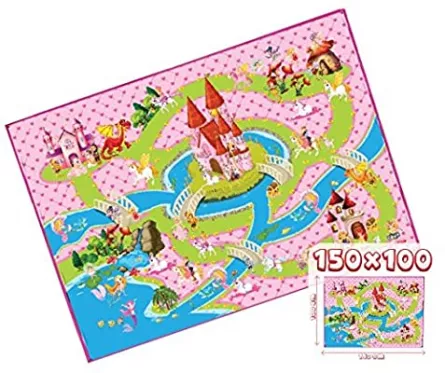 Coltul de joaca - Joc cu realitate augmentata - Covoras de joaca. Printesa (150 x 100 cm)