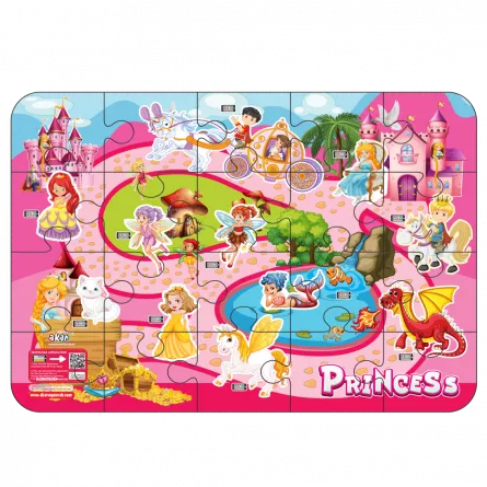 Jocuri cu aplicatii digitale - Joc cu realitate augmentata - Puzzle cu 20 de piese. Printese