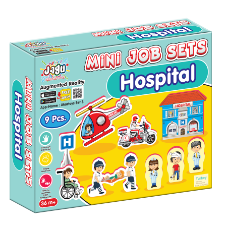 Jocuri cu aplicatii digitale - Joc cu realitate augmentata - Spital (9 piese)