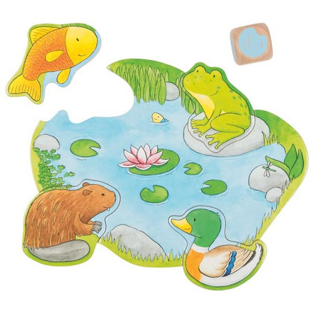 Puzzle-uri cu animale - Joc cu zar - Unde trăiesc animalele?