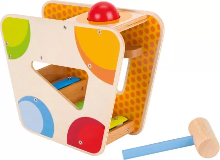 Jucarii si instrumente muzicale - Joc de ciocan cu mini-xilofon