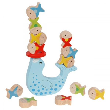 Jocuri de constructie si asamblare - Joc de indemanare - Echilibreaza foca