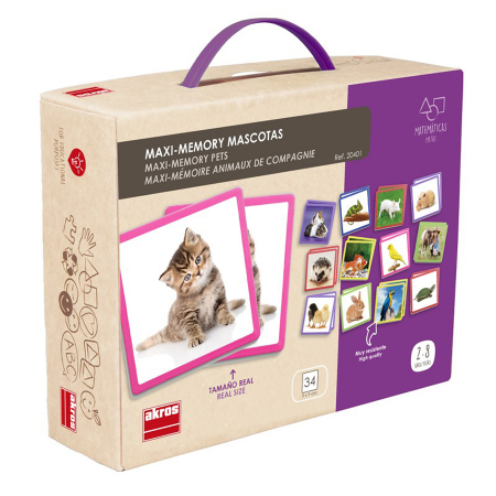 Jocuri logice pentru copii - Joc de memorie - Animale de companie