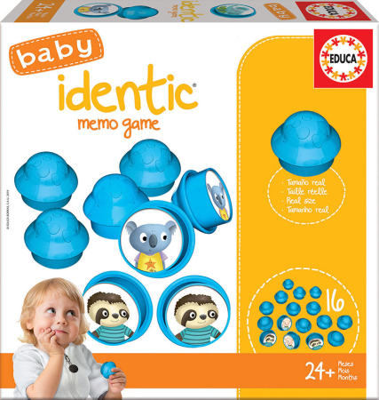 Jocuri si jucarii educative - Joc de memorie cu 16 piese din plastic - Gaseste perechea