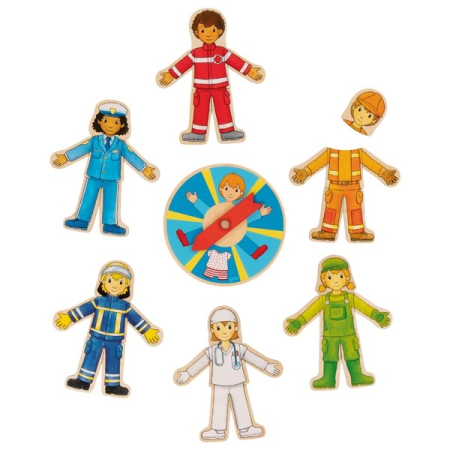 Jocuri si jucarii educative - Joc de puzzle cu 38 piese - Cariere