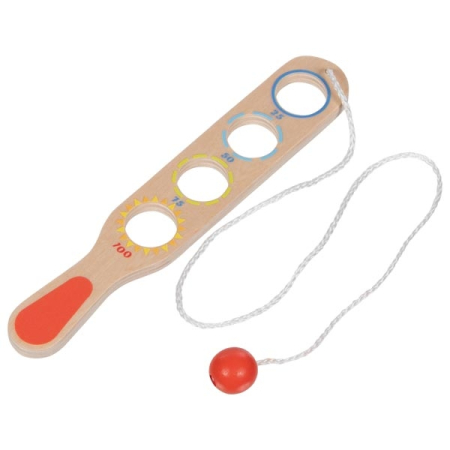 Cutia cu jucarii - Joc din lemn - Prinde mingea