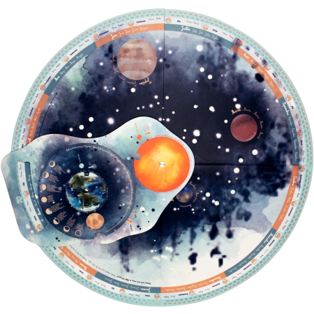 Jocuri si jucarii educative - Joc educativ 5 în 1 - Ruleta Astro Terra