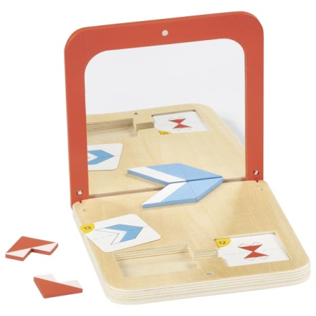 Jocuri si jucarii educative - Joc educativ cu oglindă pentru înțelegerea simetriei