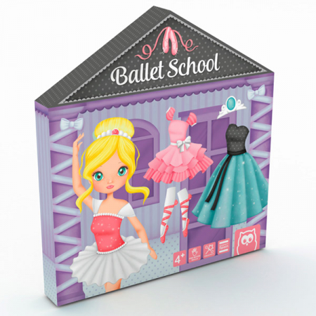 Joc educativ cu stickere reutilizabile - Scoala de balet [2]