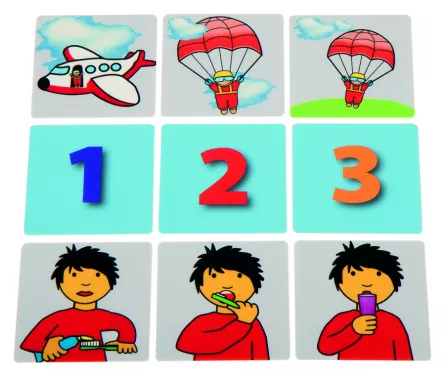Jocuri logice pentru copii - Joc educativ trio logic