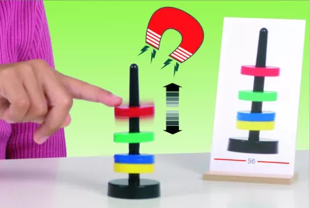 Explorarea mediului inconjurator - Joc magnetic de stivuire