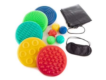 Jucarii de exterior - Joc senzorial de memorie cu 5 mingi și 5 discuri