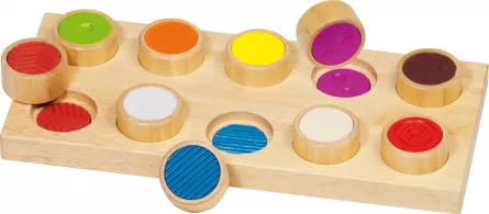 Stimulare tactila - Joc tactil - Găsește perechea