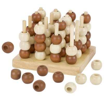 Jocuri logice pentru copii - Joc X si 0, format 3D