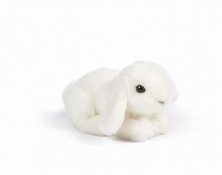 Jucarii de plus - Jucarie de plus - Iepuras cu urechi lasate, 16 cm