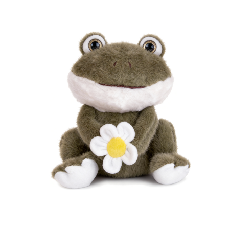 Jucarii de plus - Jucarie din plus - Broscuta cu floare, 26 cm