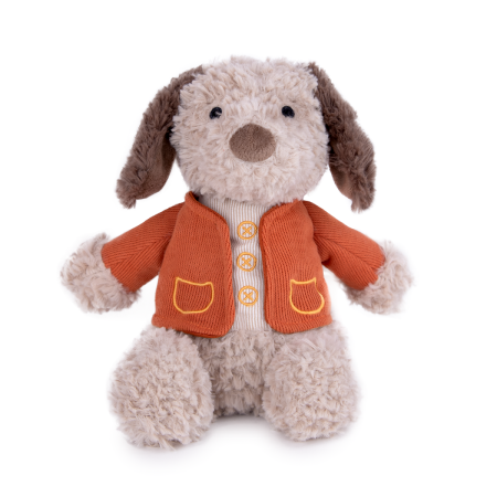 Jucarii de plus - Jucarie din plus -  Catel cu hainuta, 25 cm