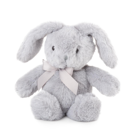 Jucarii de plus - Jucarie din plus - Iepuras gri cu urechi lasate, 18 cm