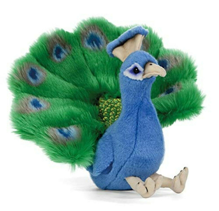 Jucarii de plus - Jucărie din pluș - Păun, 20 cm