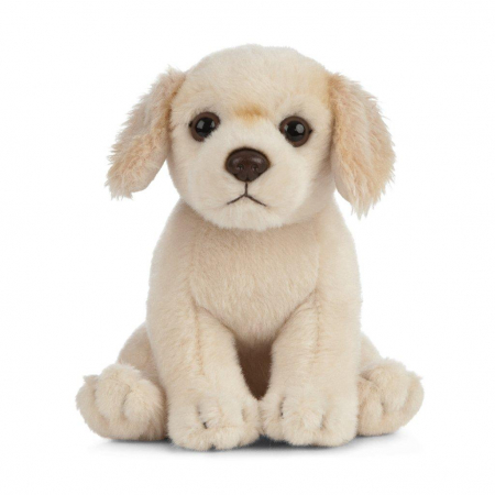 Jucarii de plus - Jucarie din plus - Pui de labrador in sezut, 17 cm