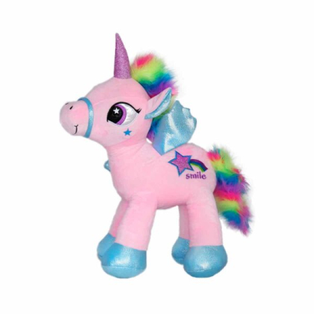 Jucarii de plus - Jucarie din plus - Unicorn roz, 51 cm