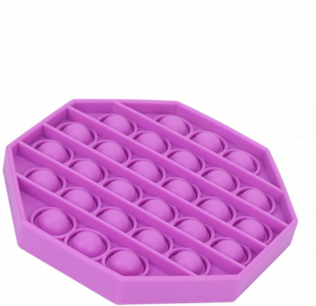 Jucarie senzoriala antistress- Pop-it mov, 13 cm [0]