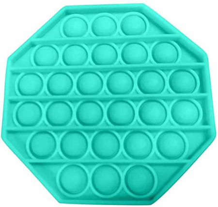 Jucarie senzoriala antistress- Pop-it verde, 13 cm [0]