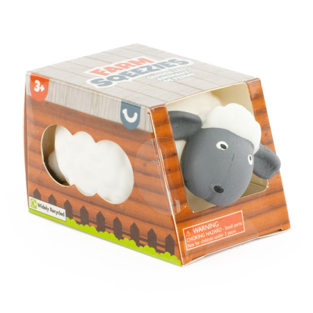 Cutia cu jucarii - Jucărie senzorială din cauciuc moale - Oiță