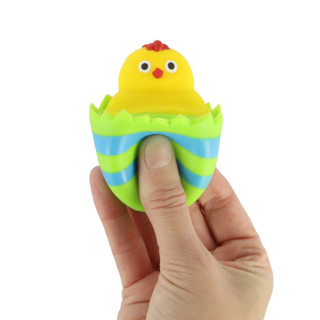 Cutia cu jucarii - Jucărie senzorială din cauciuc moale - Puișor