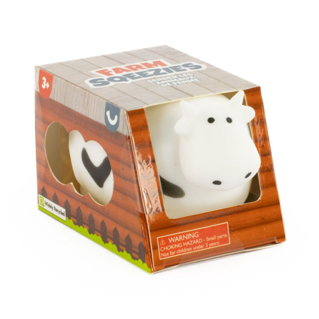 Cutia cu jucarii - Jucărie senzorială din cauciuc moale - Văcuță