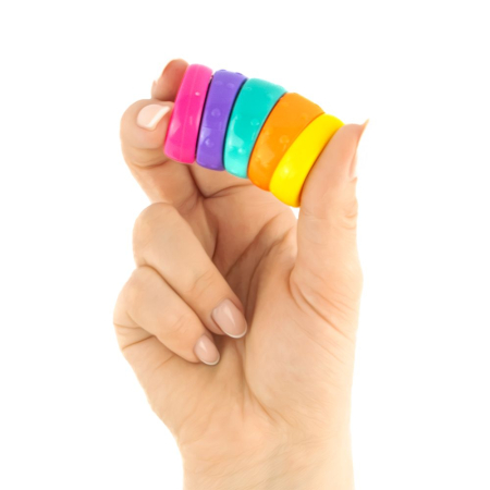 Cutia cu jucarii - Jucărie senzorială - Discuri colorate