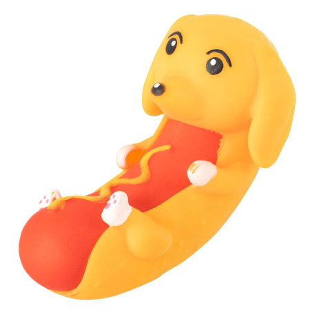 Cutia cu jucarii - Jucărie senzorială - Hot Dog squeezy