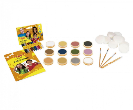 Noutăți - Kit pentru pictură pe față cu acuarele și accesorii