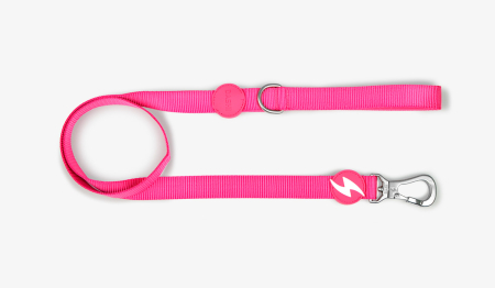 Catelul meu - Lesă roz pentru câini, 2,5 cm*120 cm