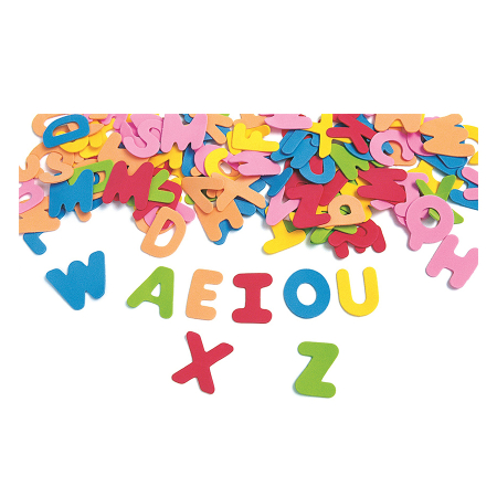 Art&Craft - Litere mari de tipar din spumă – 150 de piese