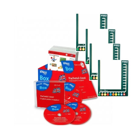 Jocuri si jucarii educative - Logico piccolo box- Pachetul clasei - engleză pentru începători