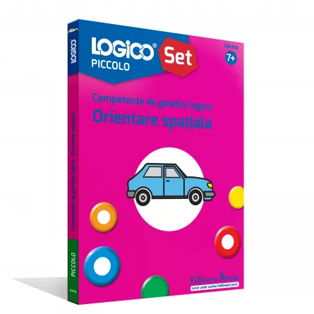 Carti si mape - LOGICO PICCOLO - Competențe de gândire logică. Orientare spațială (7+)
