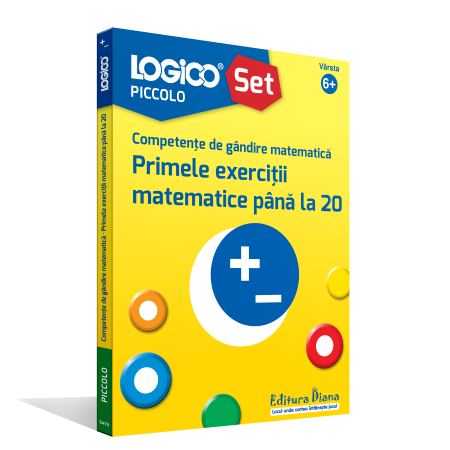 Jocuri si jucarii educative - LOGICO PICCOLO - Competențe de gândire matematică. Primele exerciții matematice până la 20 (6+)