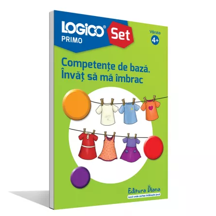 Carti si mape - LOGICO PRIMO - Mapă Competențe de bază - Învăț să mă îmbrac (4+)