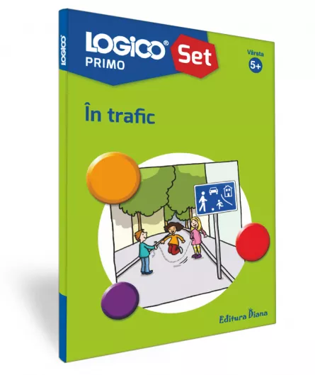 Carti si mape - LOGICO PRIMO - Mapă În trafic (5+)