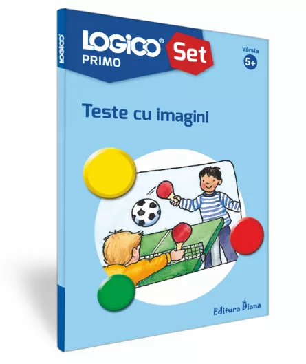 Carti si mape - LOGICO PRIMO - Mapă Teste cu imagini (5+)